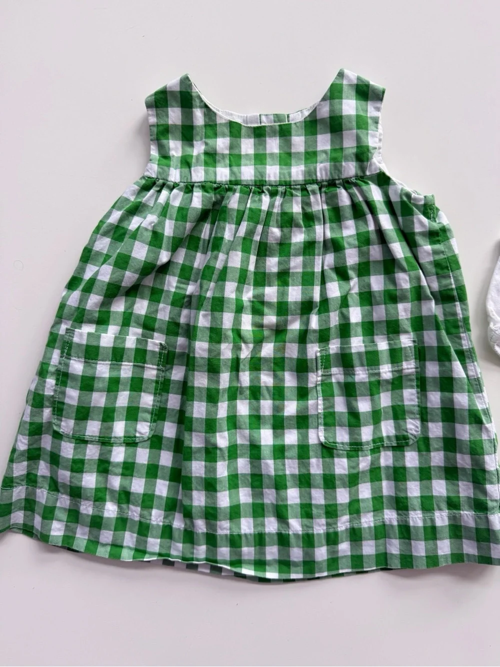 Gap Gingham Plaid Dress Set 6-12M